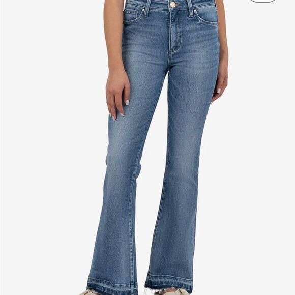 KUT FROM THE KLOTH Stella High Rise Flare Jeans Size 6 - Picture 5 of 11